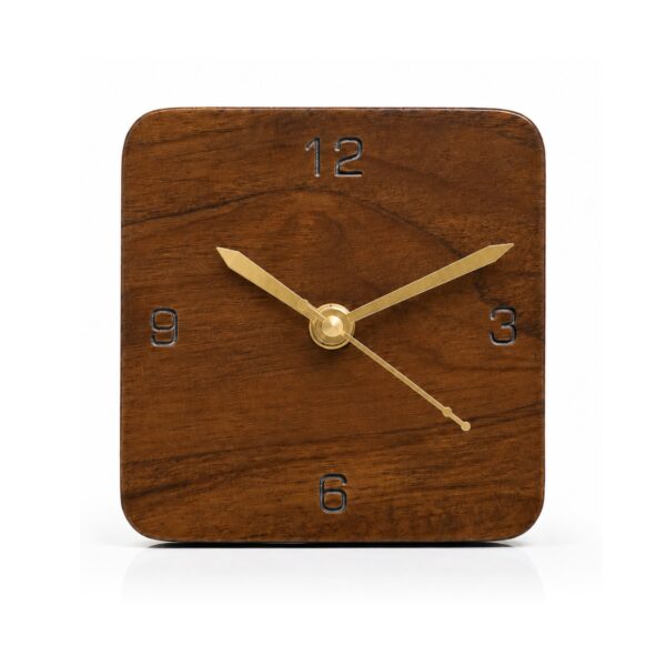 Wooden Table Clock - 02
